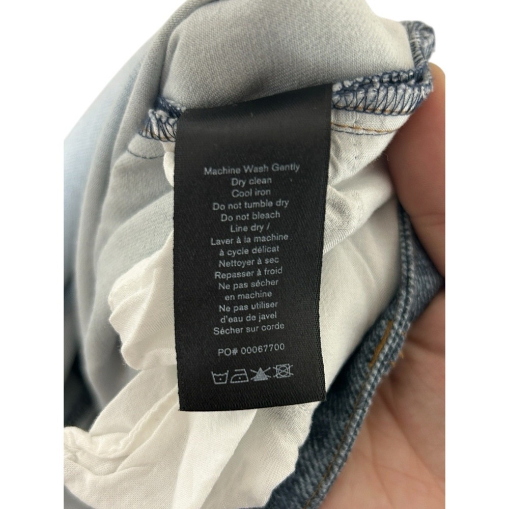 rag & bone Miramar Sofie Sz 28 Wide Leg Viral Photo Print French Terry Jeans - Picture 7 of 8